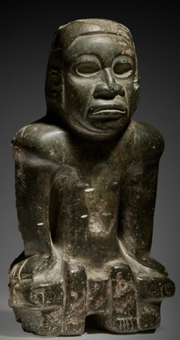 Seated figure, ca. 800 BCE (Olmec - Middle Preclassic)
